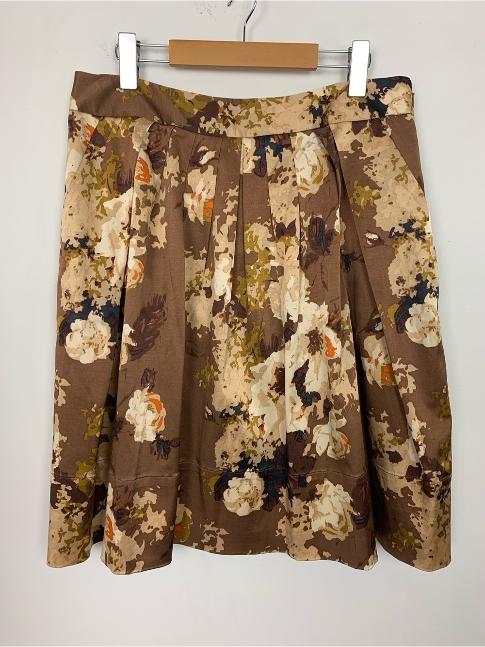 Talbots Floral Satin Skirt - Picture 2 of 7